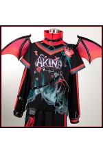 2XXT Cosplay Vtuber Virtual YouTuber Saegusa Akina Devil's Nightmare Cosplay Costume